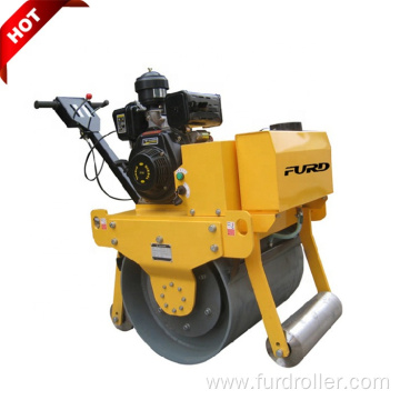 Cheap Price 500kg Walk Behind Single Drum Road Roller For Soil Compaction